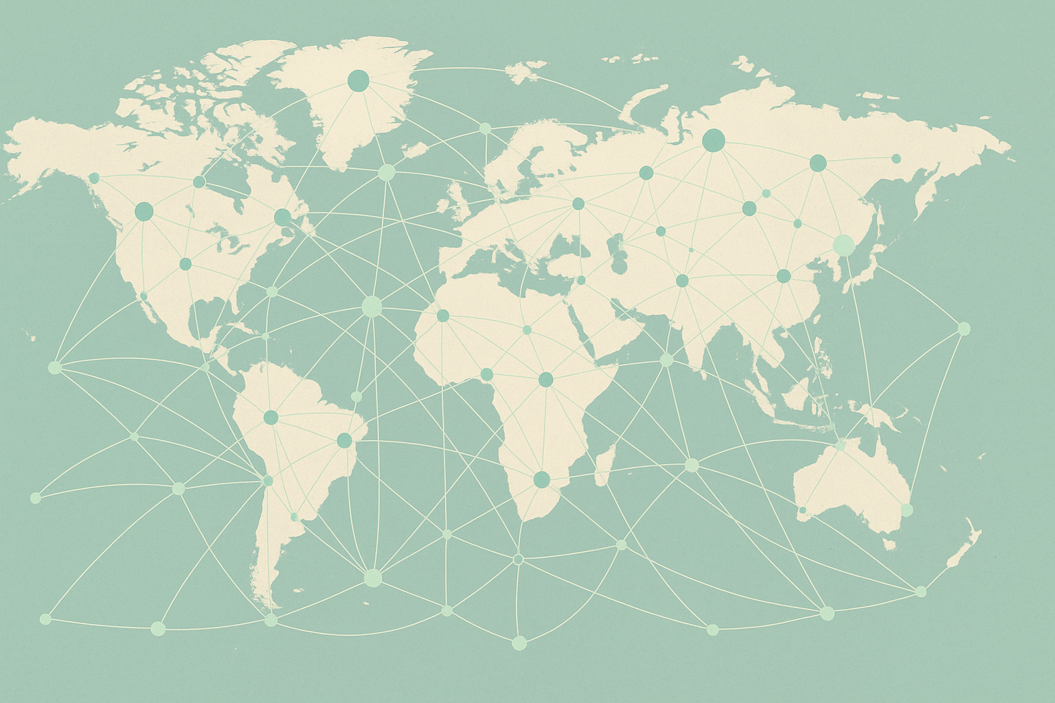 Hoveyii Global Connections Map